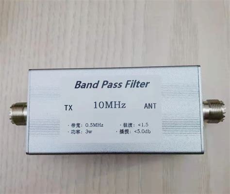 10mhz Band Pass Filter Bpf High Isolation 0 5mhz Bandwidth