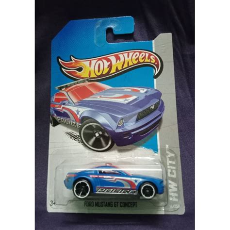 Hot Wheels Ford Mustang Gt Concept T Hunt Regular Treasure Hunts Rth Shopee Malaysia