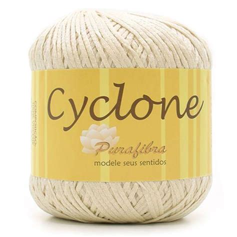 Linha De Viscose Para Crochê - Linha Cyclone Purafibra 100g - 100% Viscose - Linha de Crochê ...
