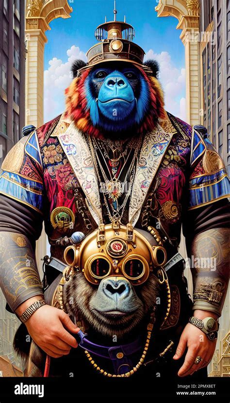 Human Gorilla Artwork Hi Res Stock Photography And Images Alamy
