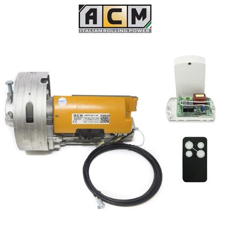 Kit Motor Puerta Enrollable Kg Cuadro Y Cofre Modelo Titan K