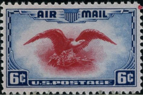 Alaska Coin Exchange Presents Scott C23 Eagle And Shield 6 Cent Airmail