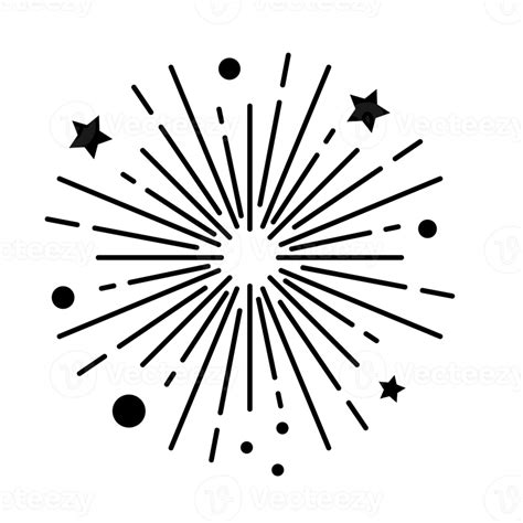 Dibujos Animados De Silueta De Fuegos Artificiales 15268629 PNG