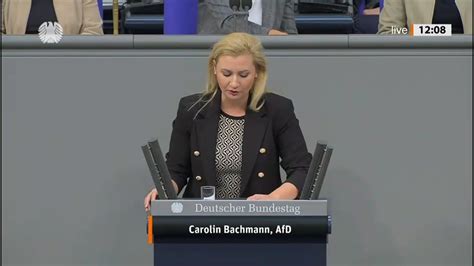 AKTUELL REDE CAROLIN BACHMANN AFD AM 17 NOVEMBER IM DEUTSCHEN