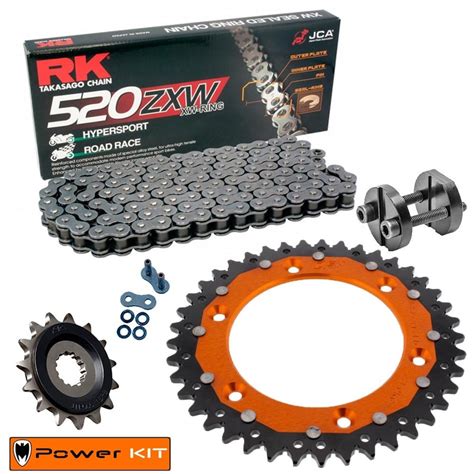 Kit De Arrastre Rk Zxw Ktm Duke Power Kit Super Reforzado