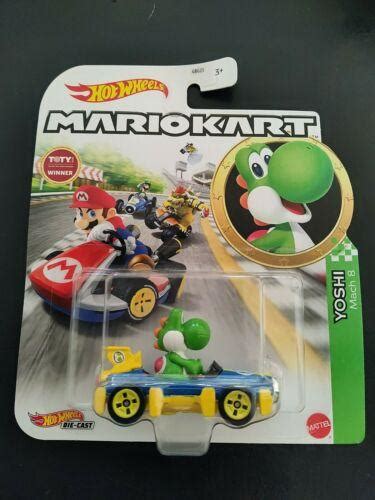 Yoshi Mach Mario Kart Character Cars Hot Wheels