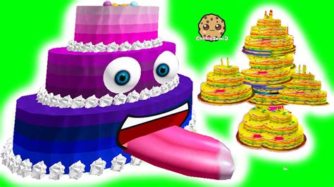 Feeding The Cake Monster Testing Out Random Roblox Food Obby Games Youtube