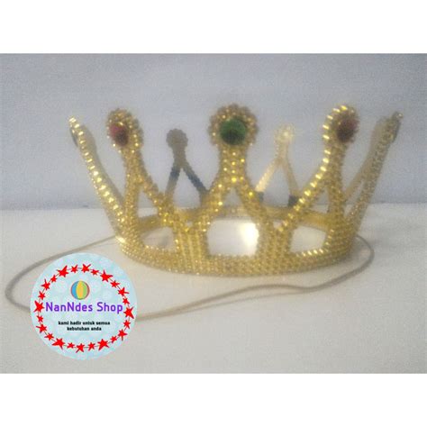 Jual Mahkota Emas Raja Ratu Gold Crown Mahkota Pesta Mahkota Ultah