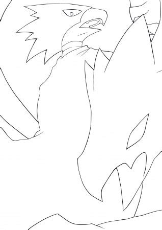 Tokoyami Coloring Page Coloring Pages