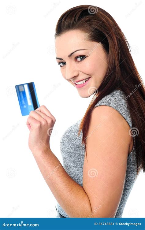 This Is My New Credit Card Stock Image Image Of Gorgeous Finance