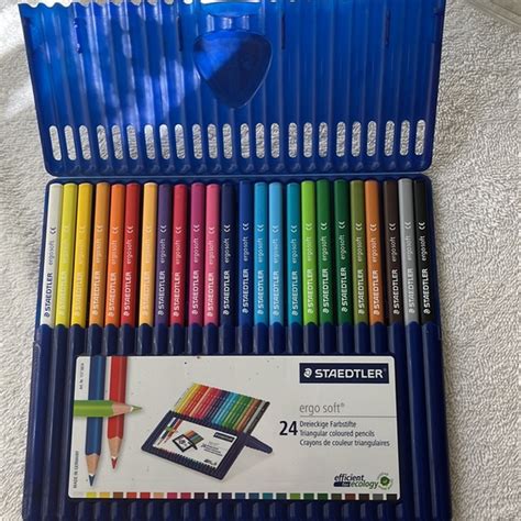 Staedtler Art Staedtler Ergosoft Colored Pencils Count With Case