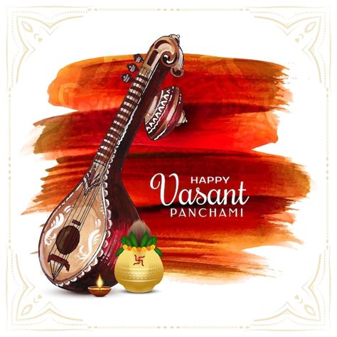 Premium Vector Happy Vasant Panchami Indian Religious Festival