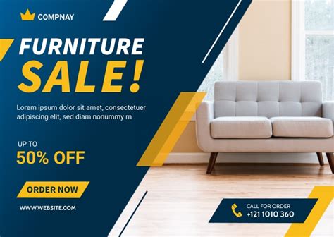 Furniture Sale Banner Ad Template Postermywall