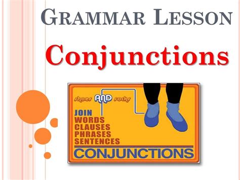 Conjunctions In English Detailed Expression English Learn Site