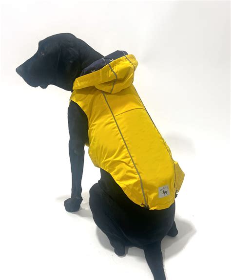 Reversible Dog Raincoat The Black Dog