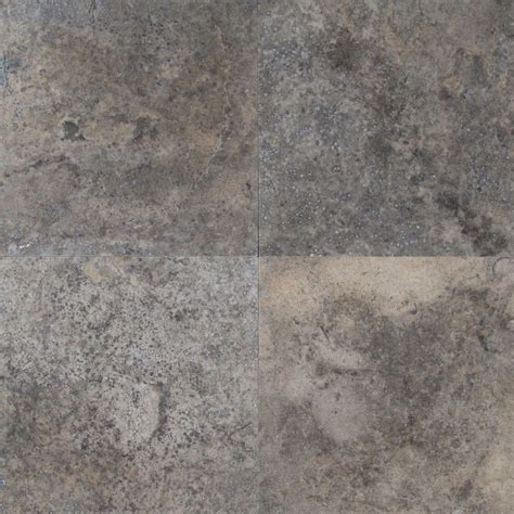 Silver Travertine 12x12 Honed Filled Travertine Tile