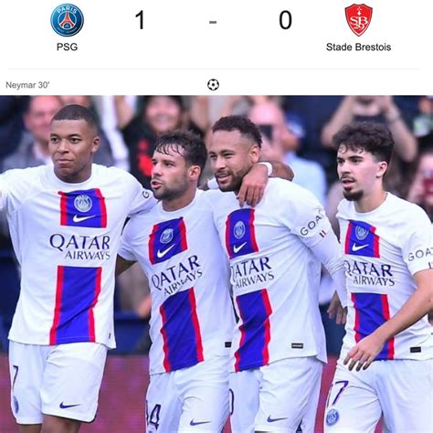 Invictos On Twitter Ft Psg Brest Sin El Brillo De Otras Tardes