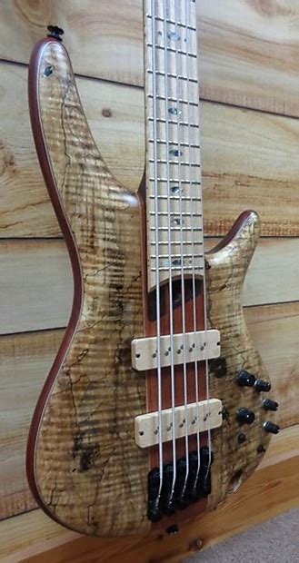 New Ibanez Ltd Sr5smltd 5 St Bass Spalted Maple Bubinga Reverb