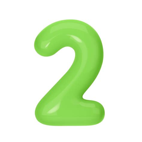 Number 2 3d plastic render Vectors & Illustrations for Free Download ...