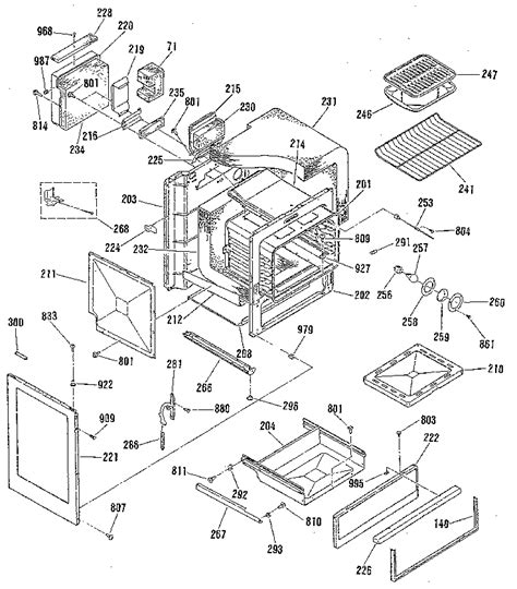 Kenmore Gas Range Parts Diagram