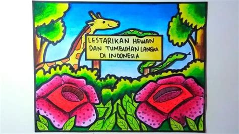 Poster Melestarikan Hewan Dan Tumbuhan Homecare24