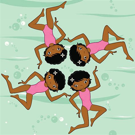 Royalty Free Synchronized Swimming Clip Art Vector Images