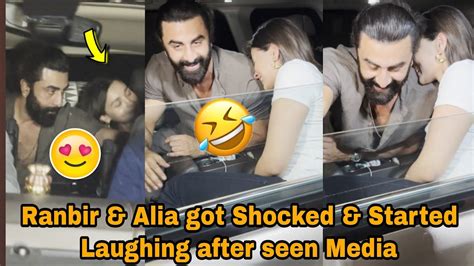 Ranbir Kapoor Alia Bhatt Got Shocked Started Laughing After Seeing