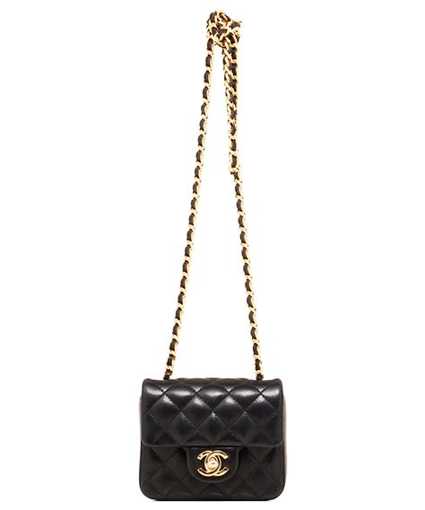 Chanel Black Micro Mini Classic Cross Body Bag Chanel Artlistings