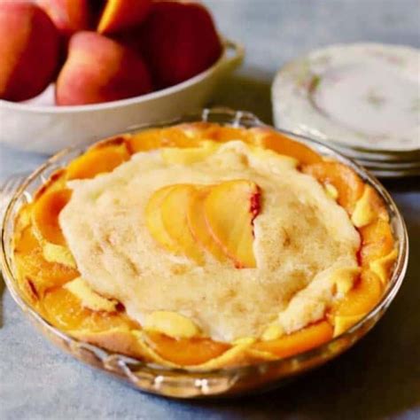 The Best Peaches And Cream Pie