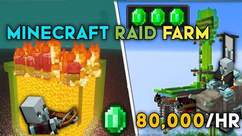 World Biggest Stacking Raid Farm 200000 Emeraldsh Minecraft 119