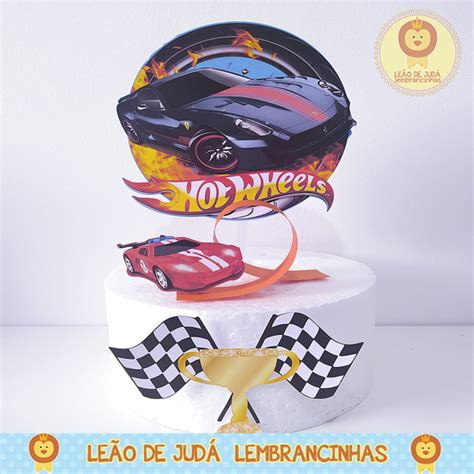 TOPO DE BOLO Hot Wheels Elo Produtos Especiais