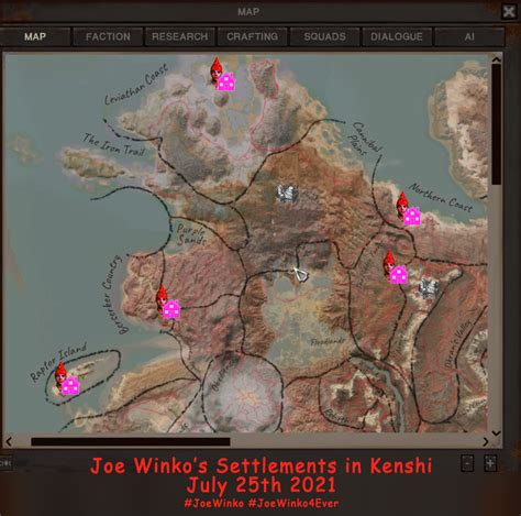 Kenshi Zone Map