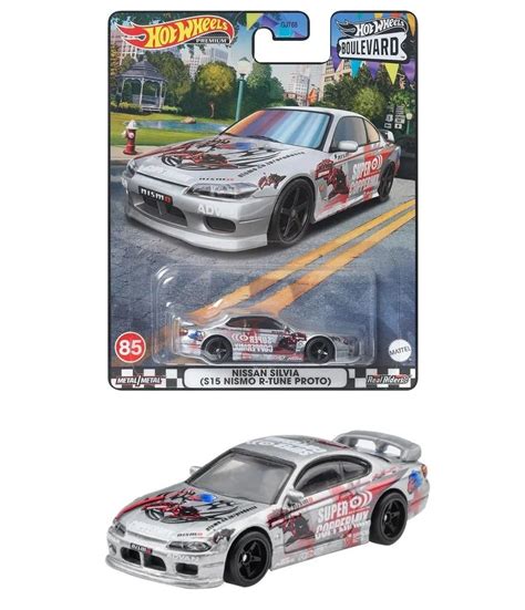 Машинка Hot Wheels коллекционная GJT68 NISSAN SILVIA S15 NISMO R TUNE PROTO купить с доставкой