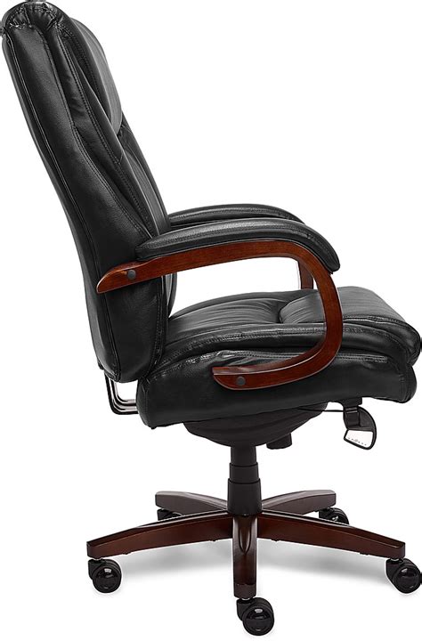 Best Buy La Z Boy Edmonton Big And Tall Bonded Leather Executive Office Chair Black 45764a