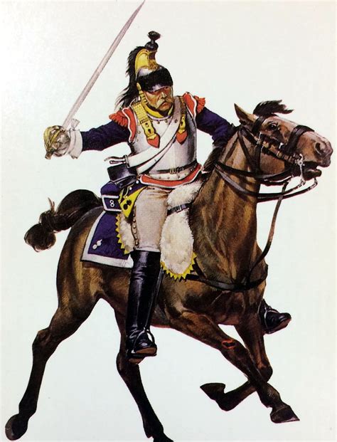 Trooper 8 Th Cuirassier Regiment June 1815 Armee Kriegerin Historisch