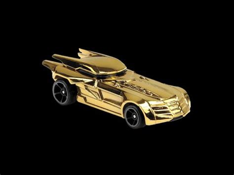 Review E Unboxing Hot Wheels Batmobile Gold Batman YouTube