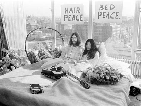 John Lennon and Yoko Ono’s ‘Bed-In’ protest remembered at 50 ...