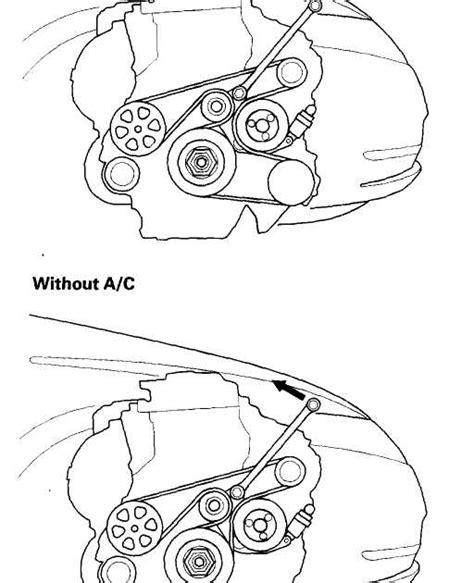 Honda Pilot Serpentine Belt Configuration