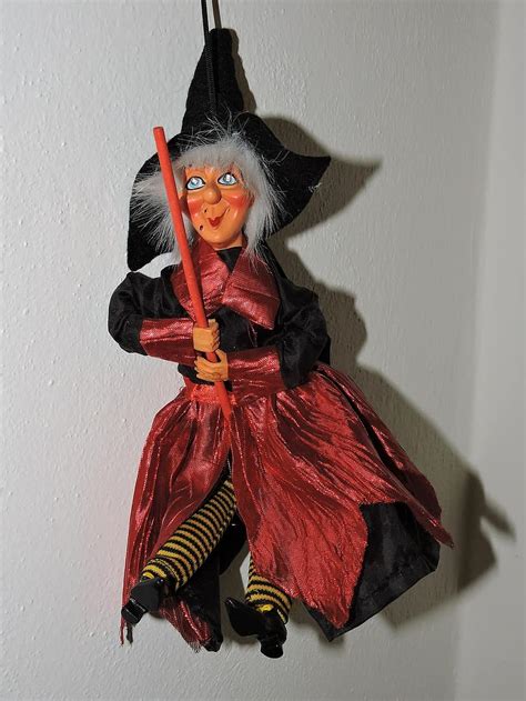 Witch Broom Witch Hat Doll Toy Toy Witch Female Witch Forest