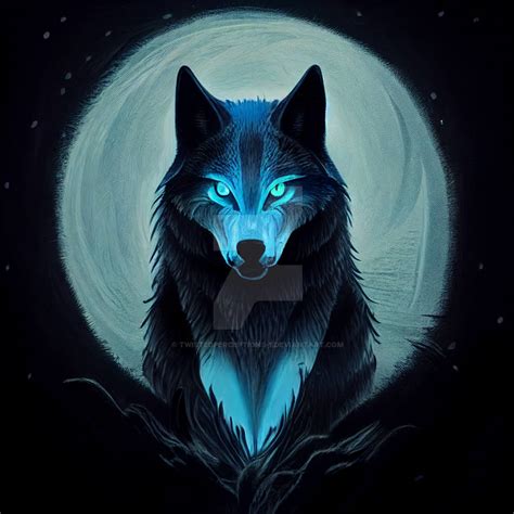 Spectral Night Wolf By Twistedperceptions 1 On Deviantart