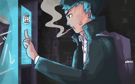 Anime Smoking Weed Wallpapers Wallpaper Cave