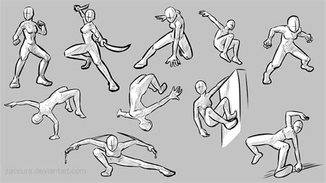 Jumping Action Poses