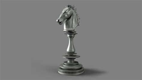 Knight Chess Piece 3D Model $29 - .fbx .ma .obj - Free3D