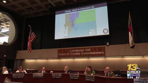 El Paso County Finalizes New Redistricting Map Tuesday Youtube