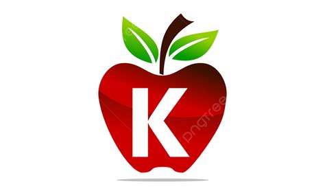 Letter K Clipart Transparent Background Apple Letter K Logo Design