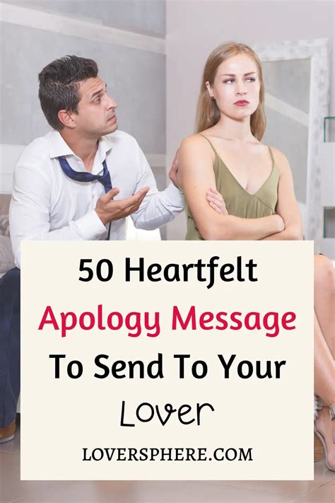 50 Heartfelt Apology Message To Send To Your Lover Lover Sphere