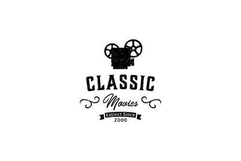 Rustic Grunge Retro Cinema Vector Design Graphic By Quatrovio
