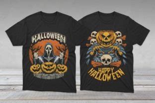 Spooky Halloween T Shirt Designs Vector Graphic By Universtock