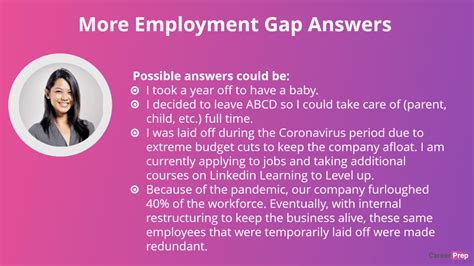 How To Explain Employment Gaps On A Resume Answers Examples