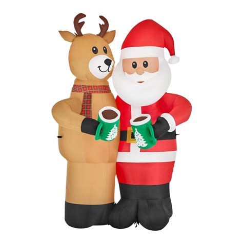 Reviews For Home Accents Holiday 8 Ft Giant Sized Animated Led Santa